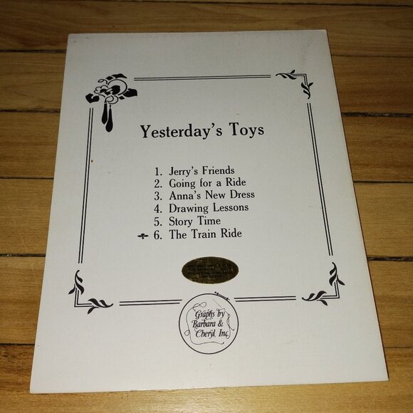 The Train Ride - Yesterday's Toys 6 Stitch Patterns (Ray Davenport, 1987) - Picture 2 of 2